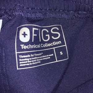FIGS Navy Blue Yola Scrub Pants